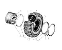 Колеса та шини УРАЛ
